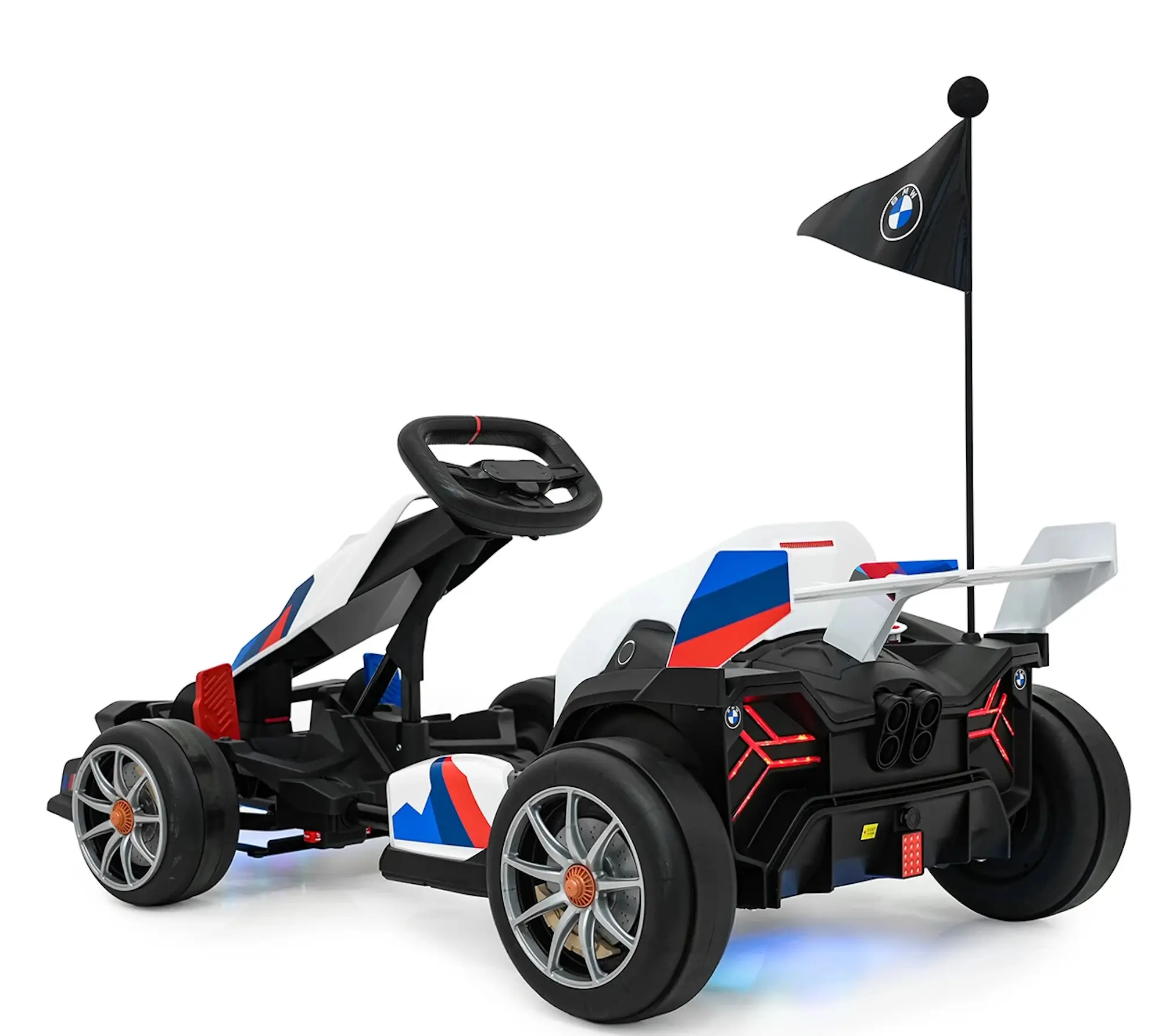 Masinuta electrica Ramiz BMW (White) - 3