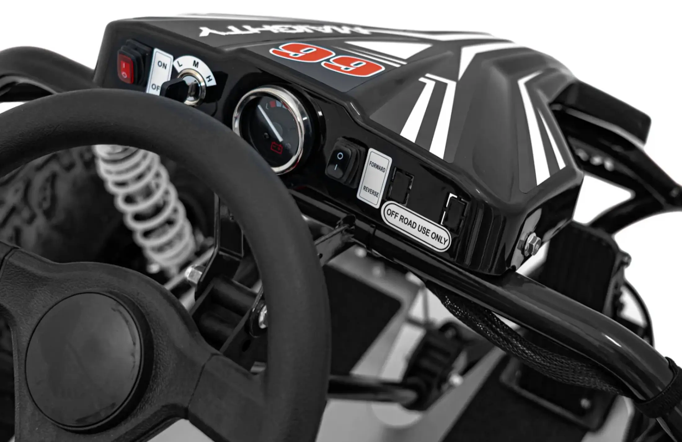 Kart electric Ramiz Gokart Maighty (Black)