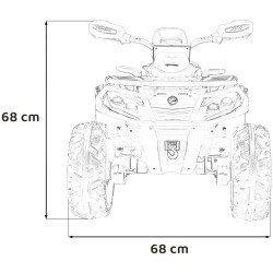 ATV electric Ramiz Can Am Outlander (Blue) Thumb