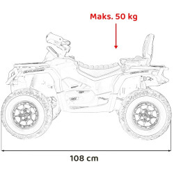 ATV electric Ramiz Can Am Outlander (Red) Thumb