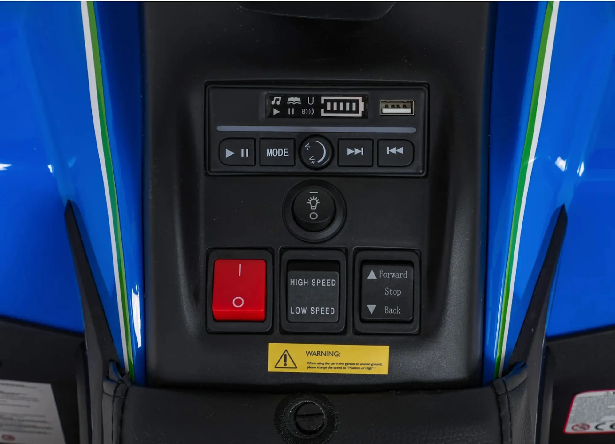 ATV electric Ramiz Quad Fast Wheel (Blue)