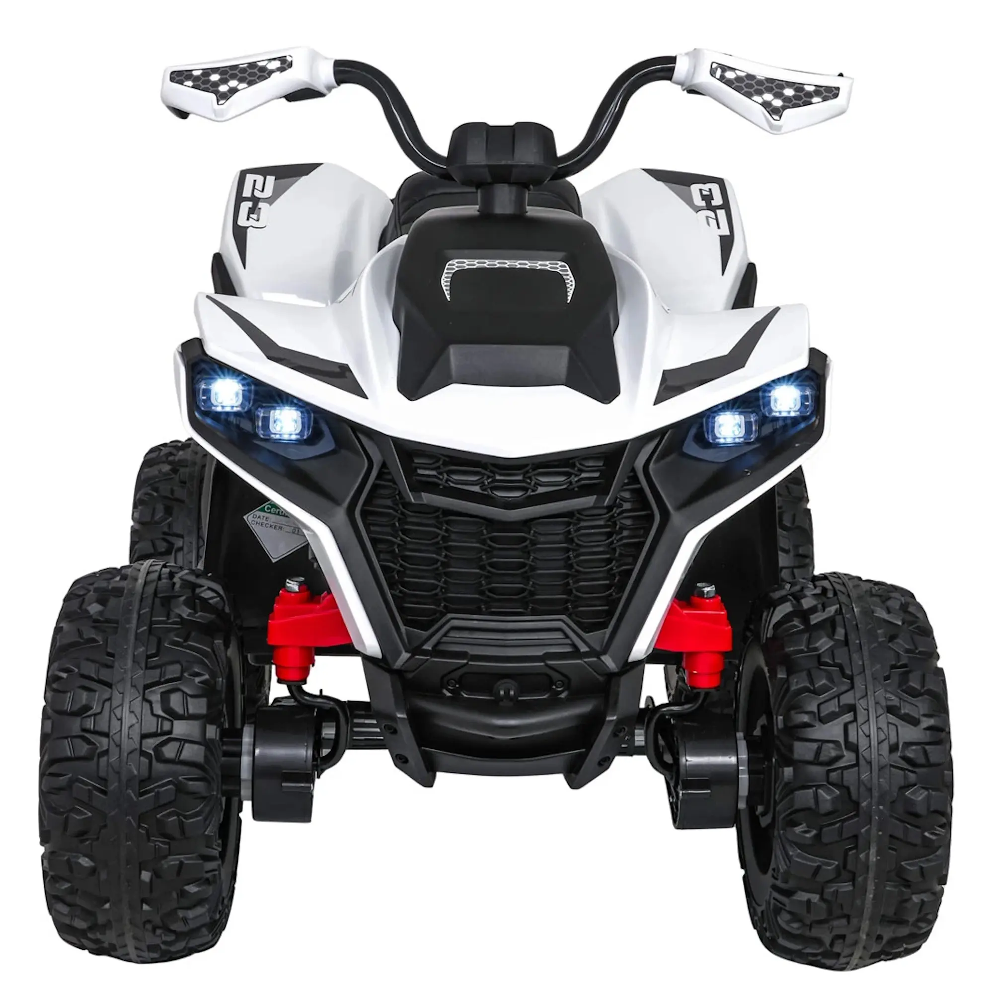 ATV electric Ramiz Quad Fast Wheel (White)