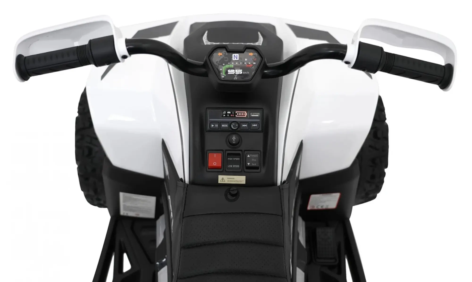 ATV electric Ramiz Quad Fast Wheel (White)