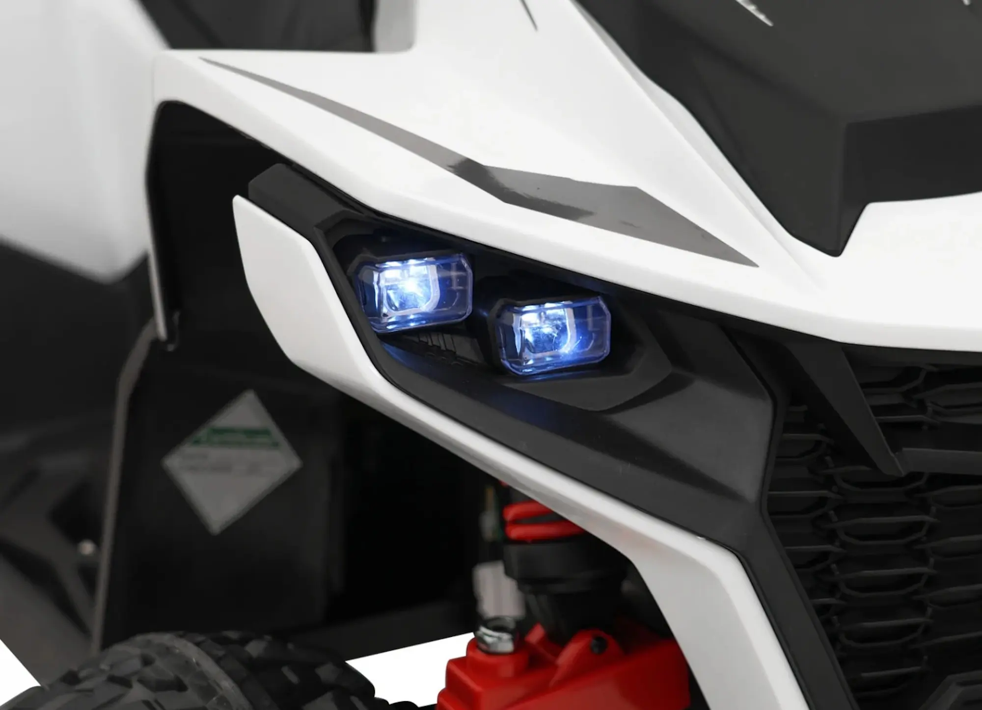 ATV electric Ramiz Quad Fast Wheel (White)