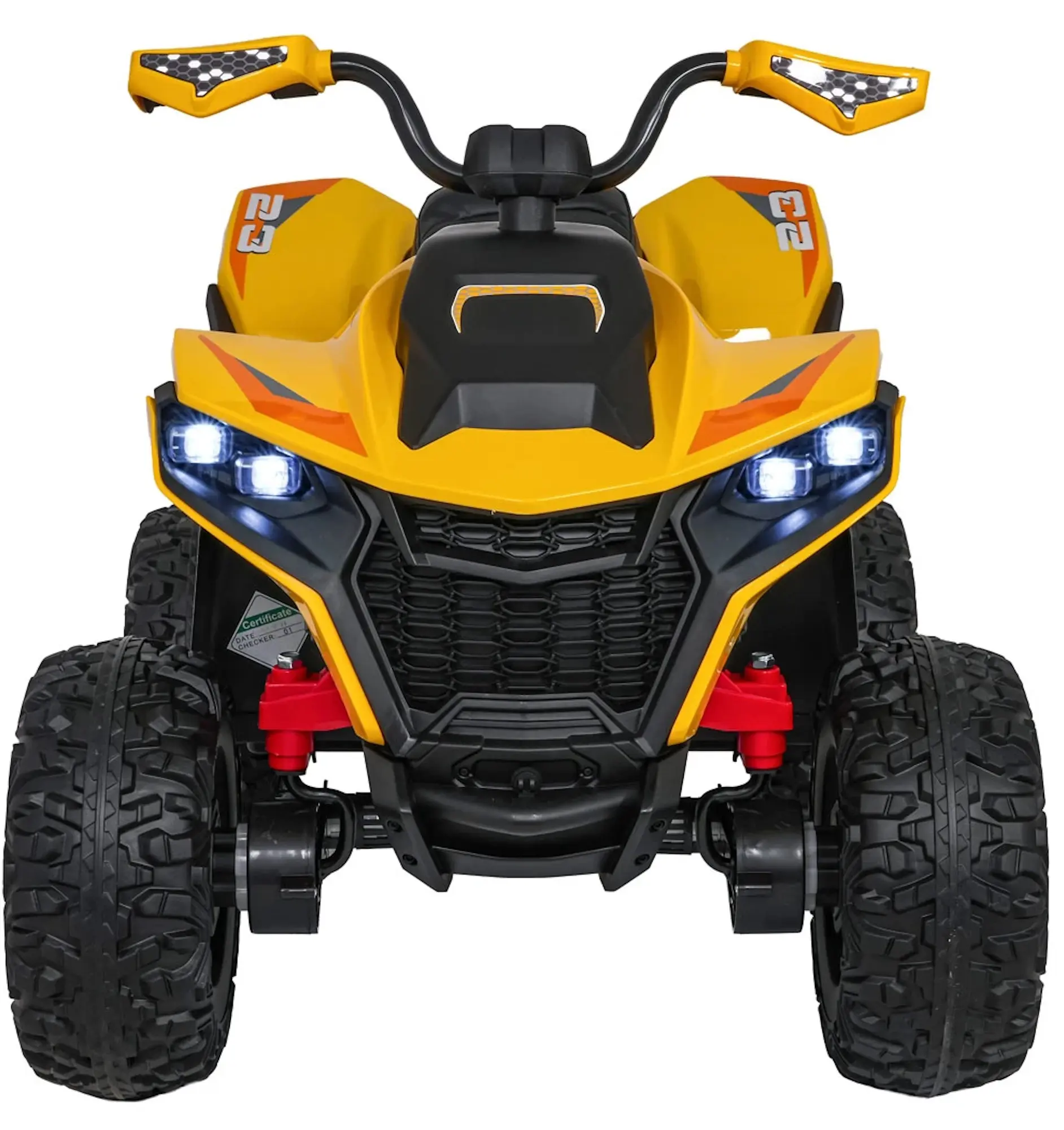 ATV electric Ramiz Quad Fast Wheel (Yellow)