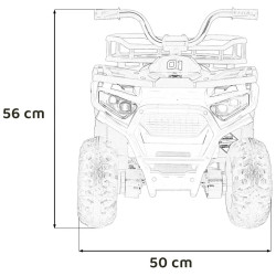 ATV electric Ramiz Quad Robust 01 (White) Thumb