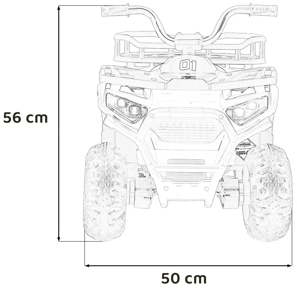 ATV electric Ramiz Quad Robust 01 (White) - 15