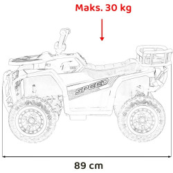 ATV electric Ramiz Quad Robust 01 (White) Thumb