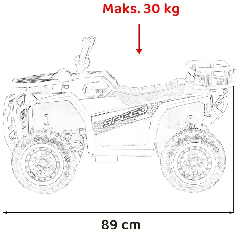 ATV electric Ramiz Quad Robust 01 (White) - 16