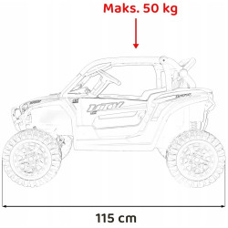 Maşinuţă electrică Ramiz Buggy 4x4 KCK (Green) Thumb