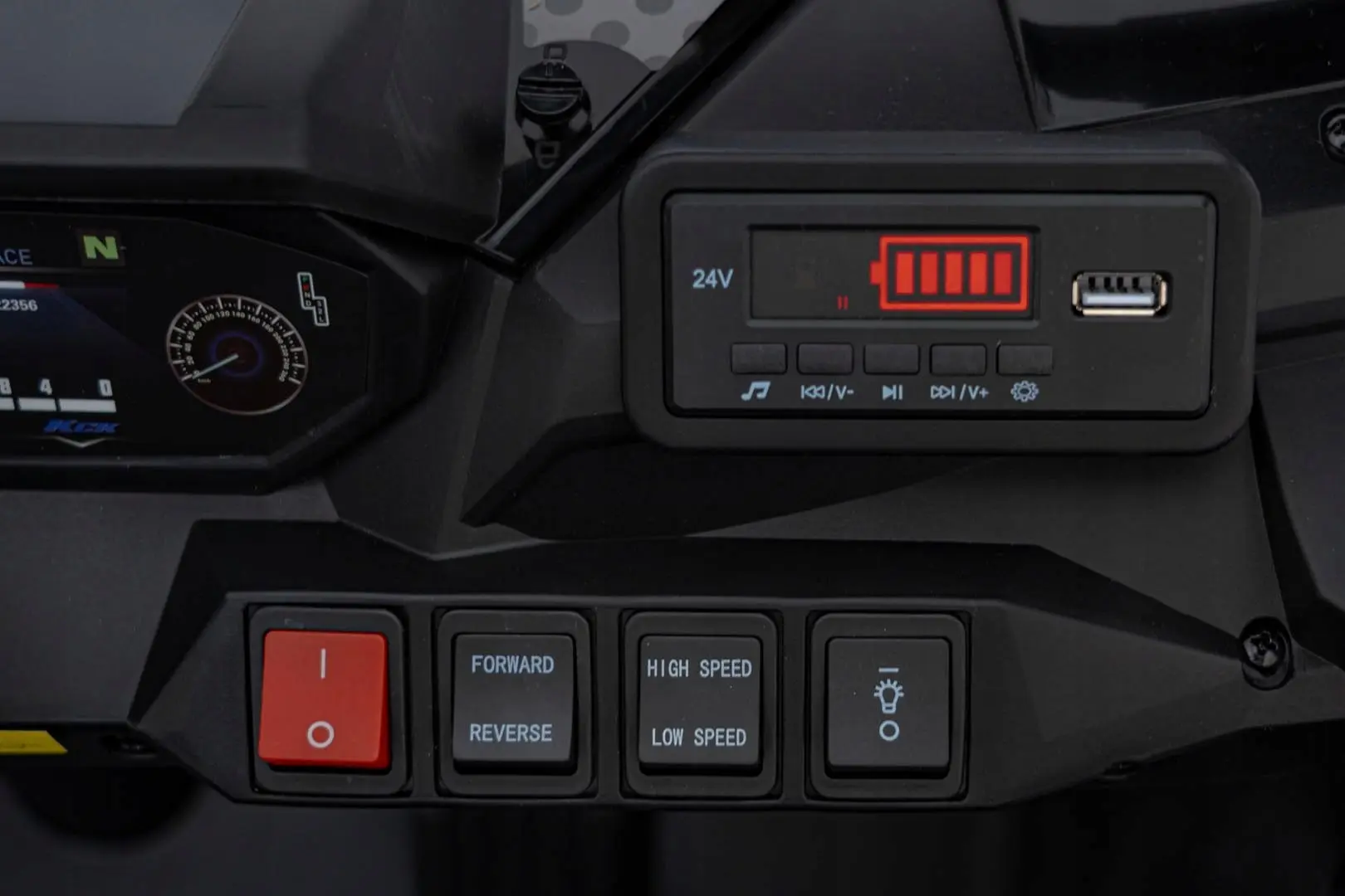 Maşinuţă electrică Ramiz Buggy 4x4 KCK (Red) - 14