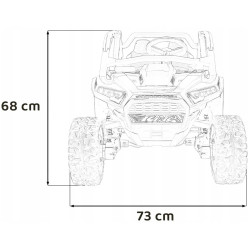 Maşinuţă electrică Ramiz Buggy 4x4 KCK (Red) Thumb