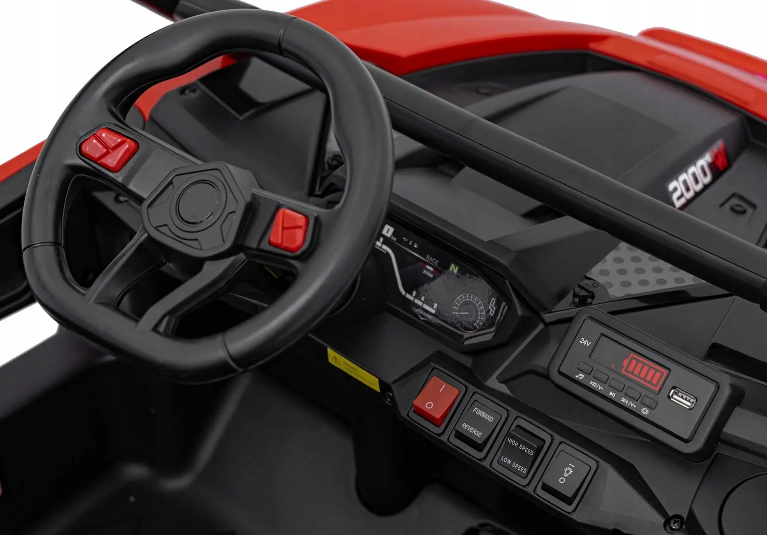 Maşinuţă electrică Ramiz Buggy 4x4 KCK (Red) - 8