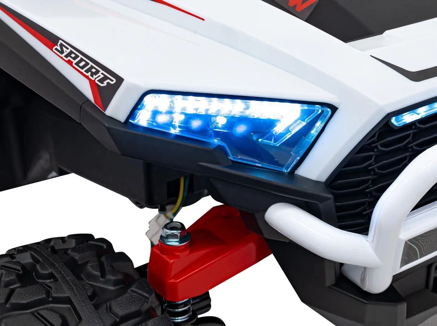 Maşinuţă electrică Ramiz Buggy 4x4 KCK (White) - 2