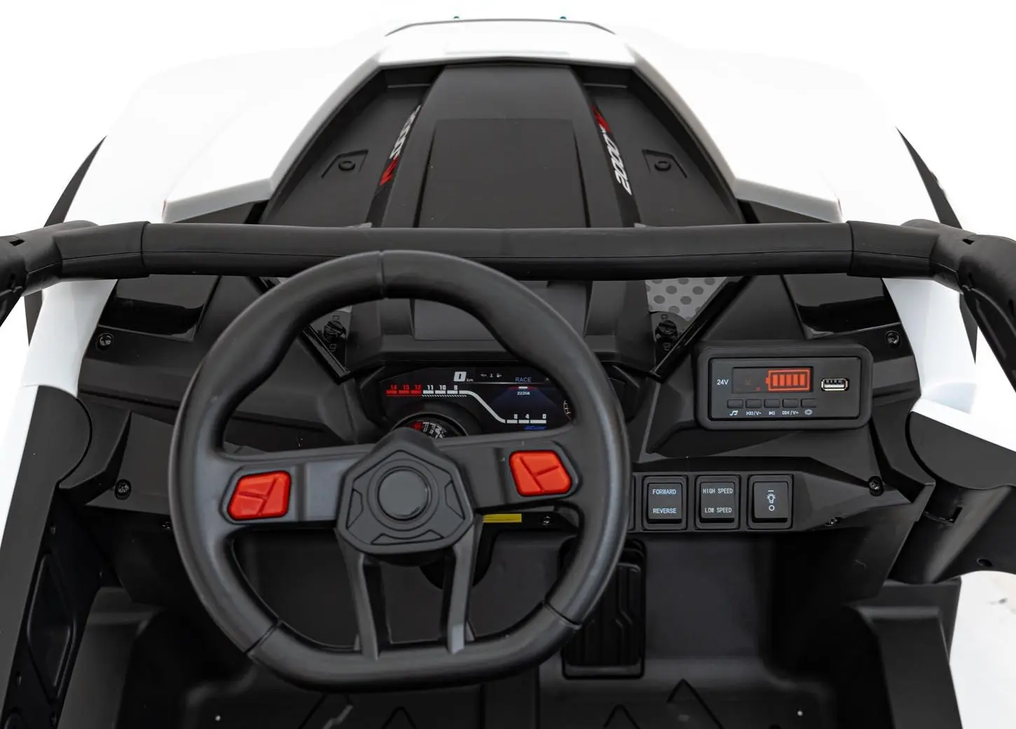 Maşinuţă electrică Ramiz Buggy 4x4 KCK (White) - 8