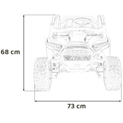 Maşinuţă electrică Ramiz Buggy 4x4 KCK (White) Thumb