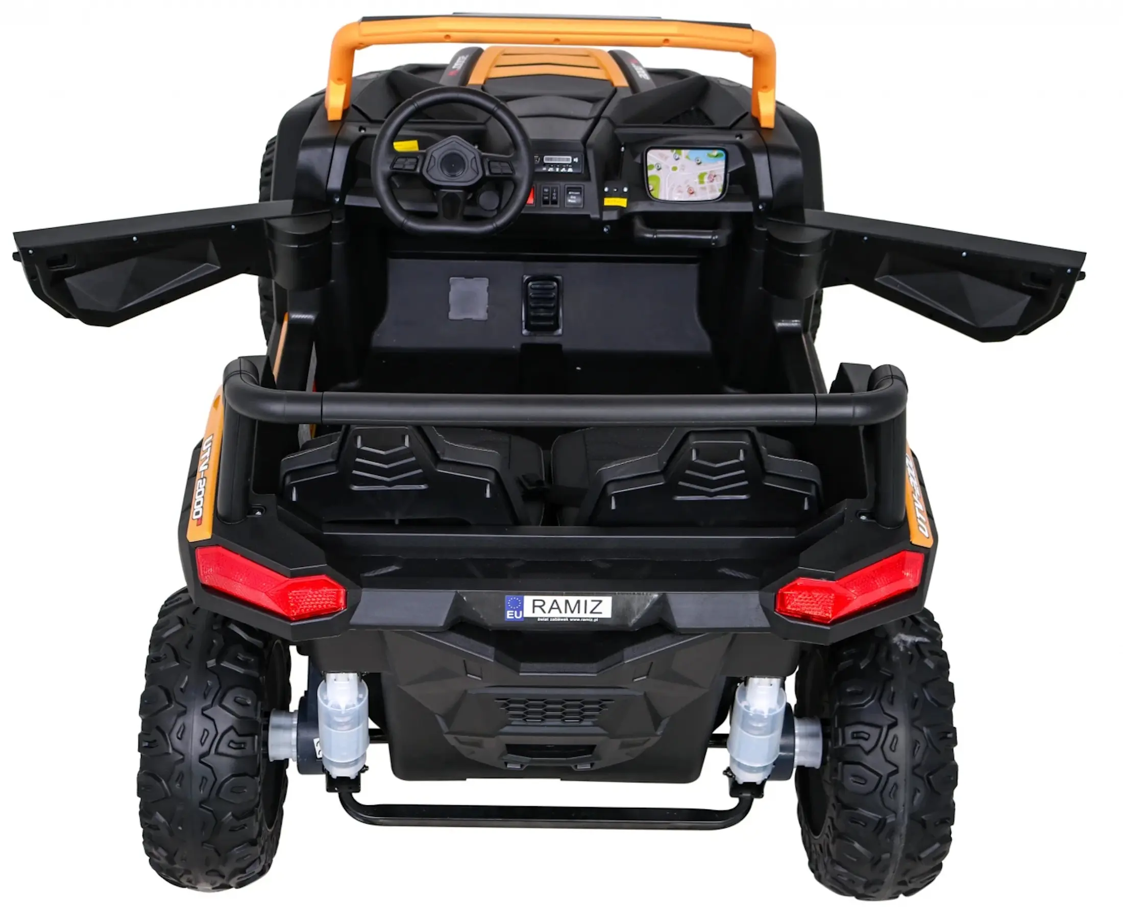 Masinuta electrica Ramiz Buggy ATV Racing 4x4 (Gold)