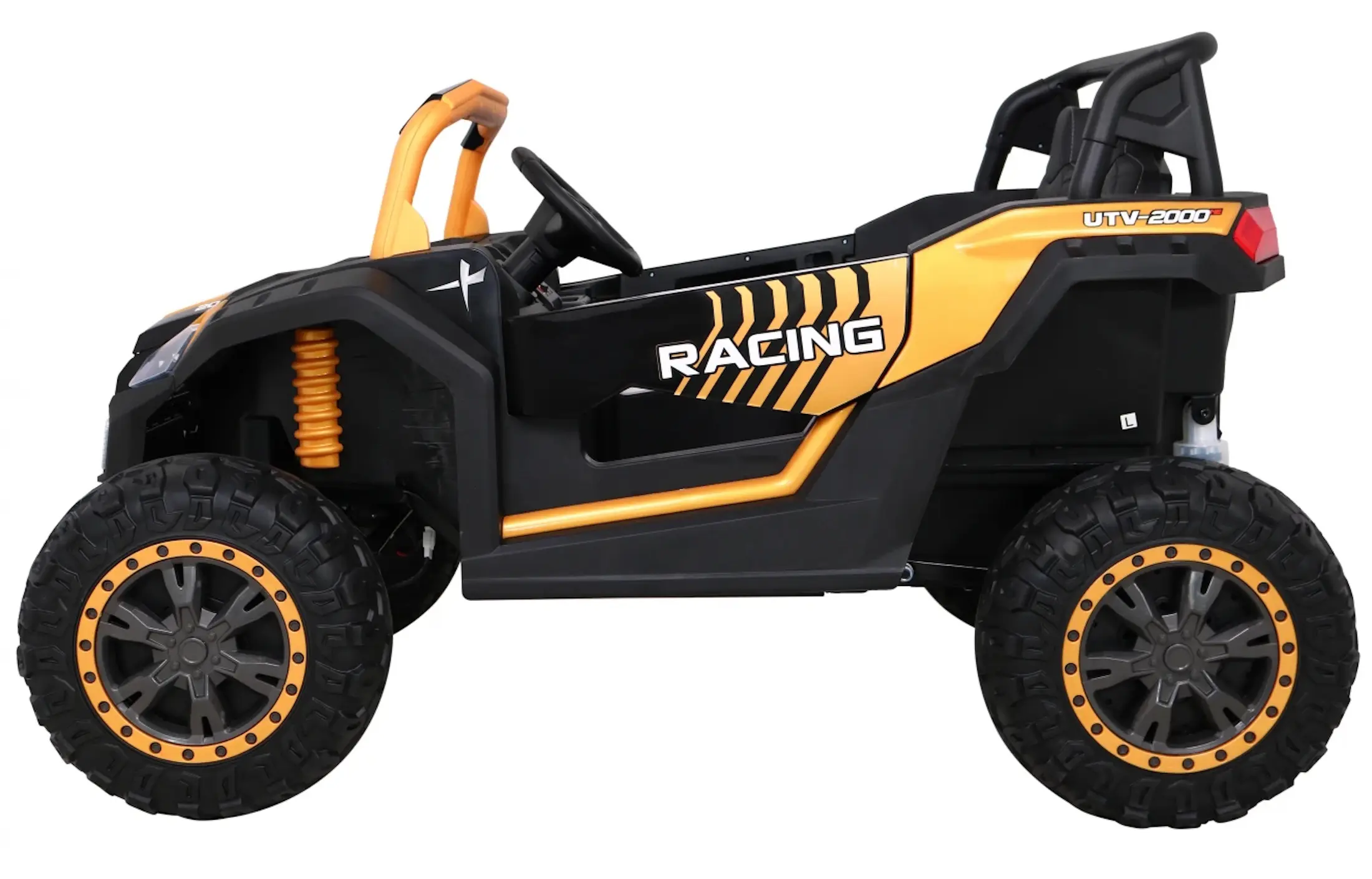 Masinuta electrica Ramiz Buggy ATV Racing 4x4 (Gold)