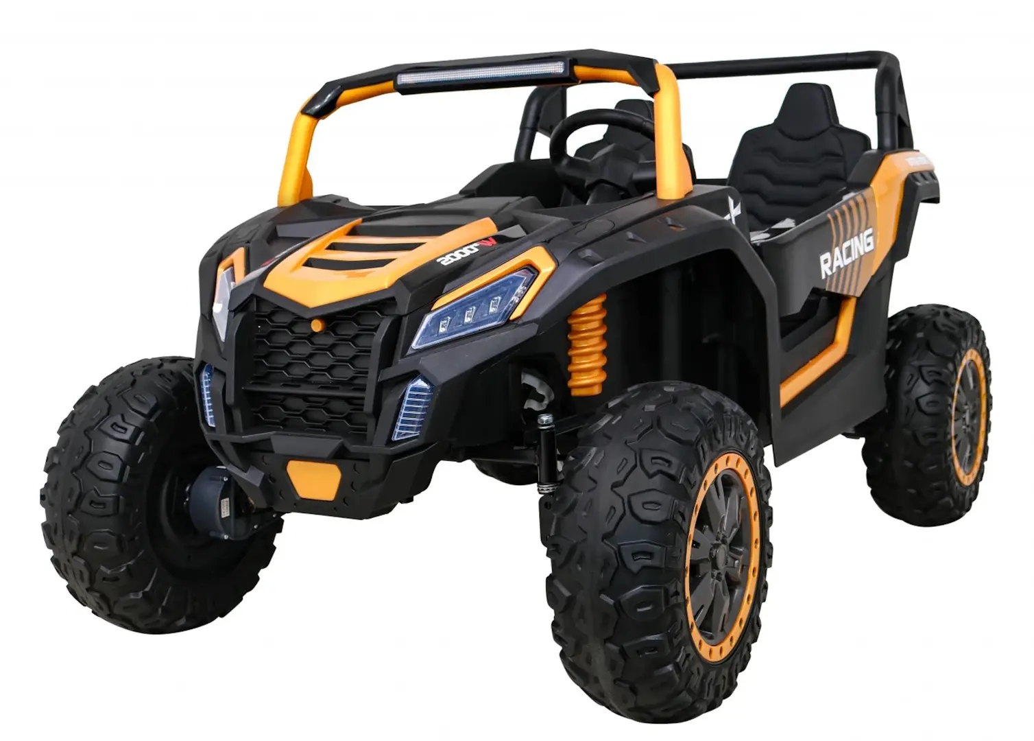 Masinuta electrica Ramiz Buggy ATV Racing 4x4 (Gold)