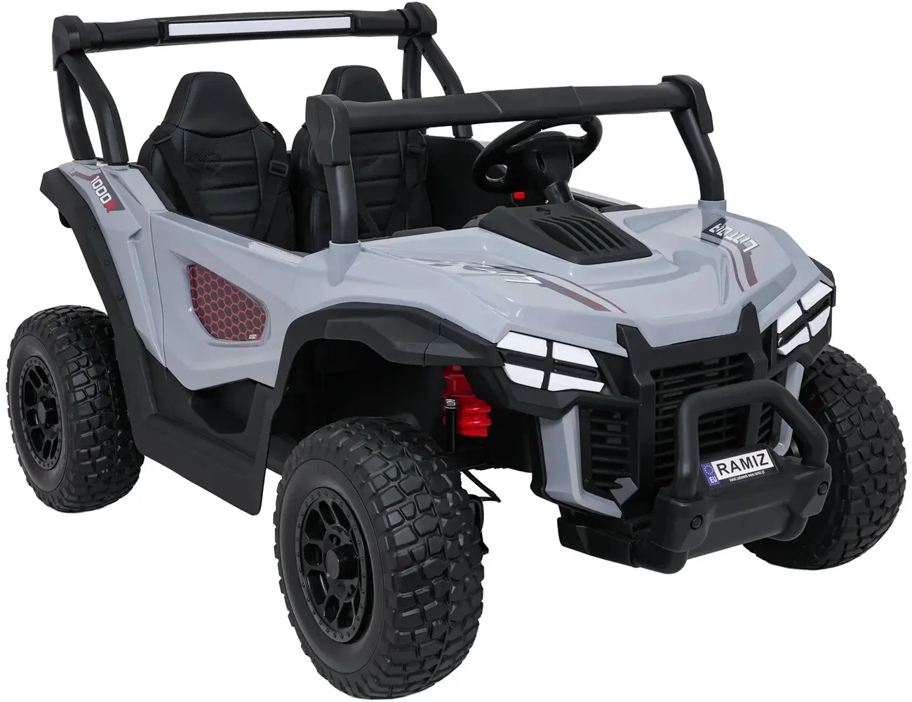 Masinuta electrica Ramiz Buggy Gravity 4x4 (Gray) - 3
