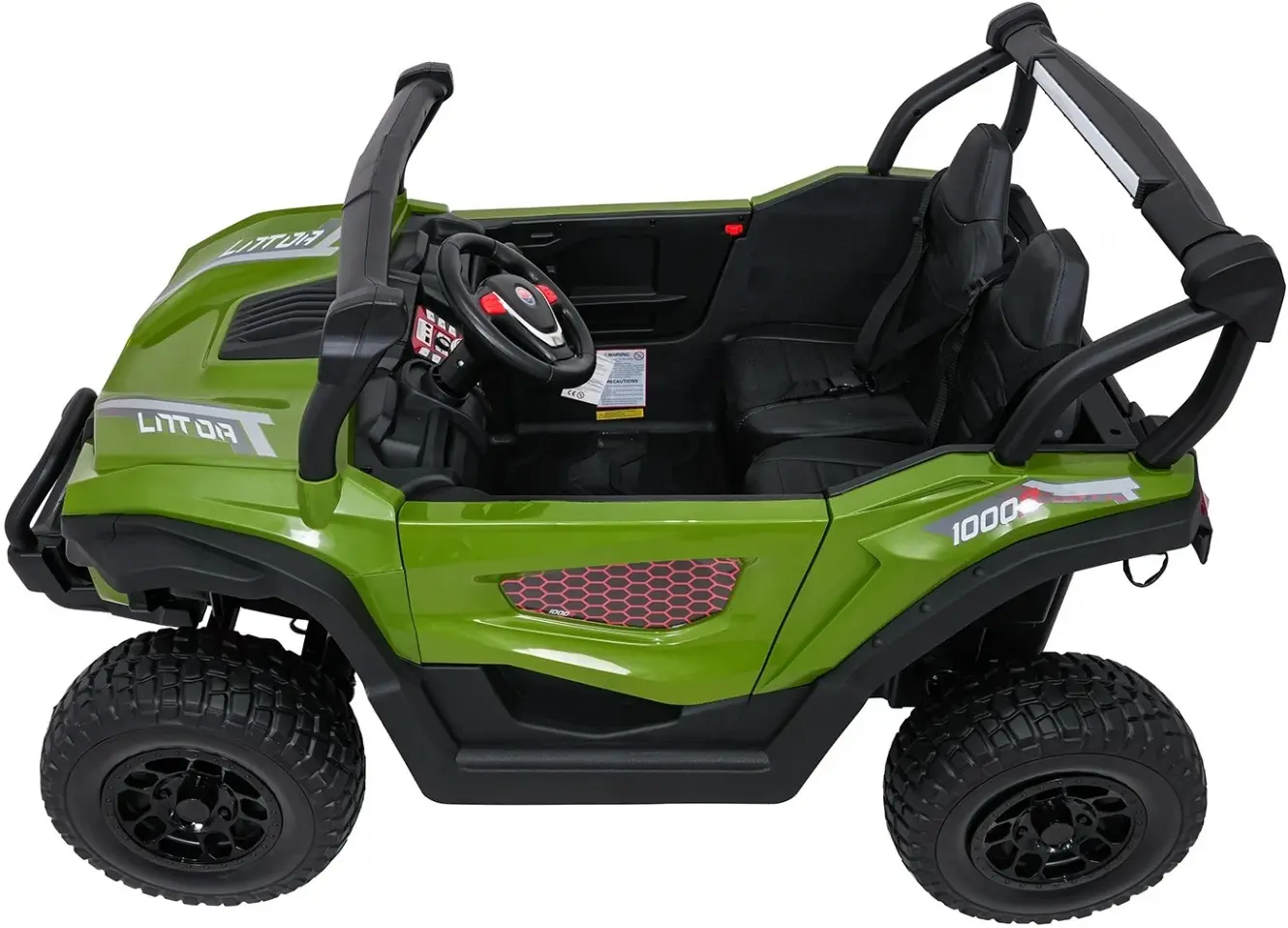 Masinuta electrica Ramiz Buggy Gravity 4x4 (Green) - 5