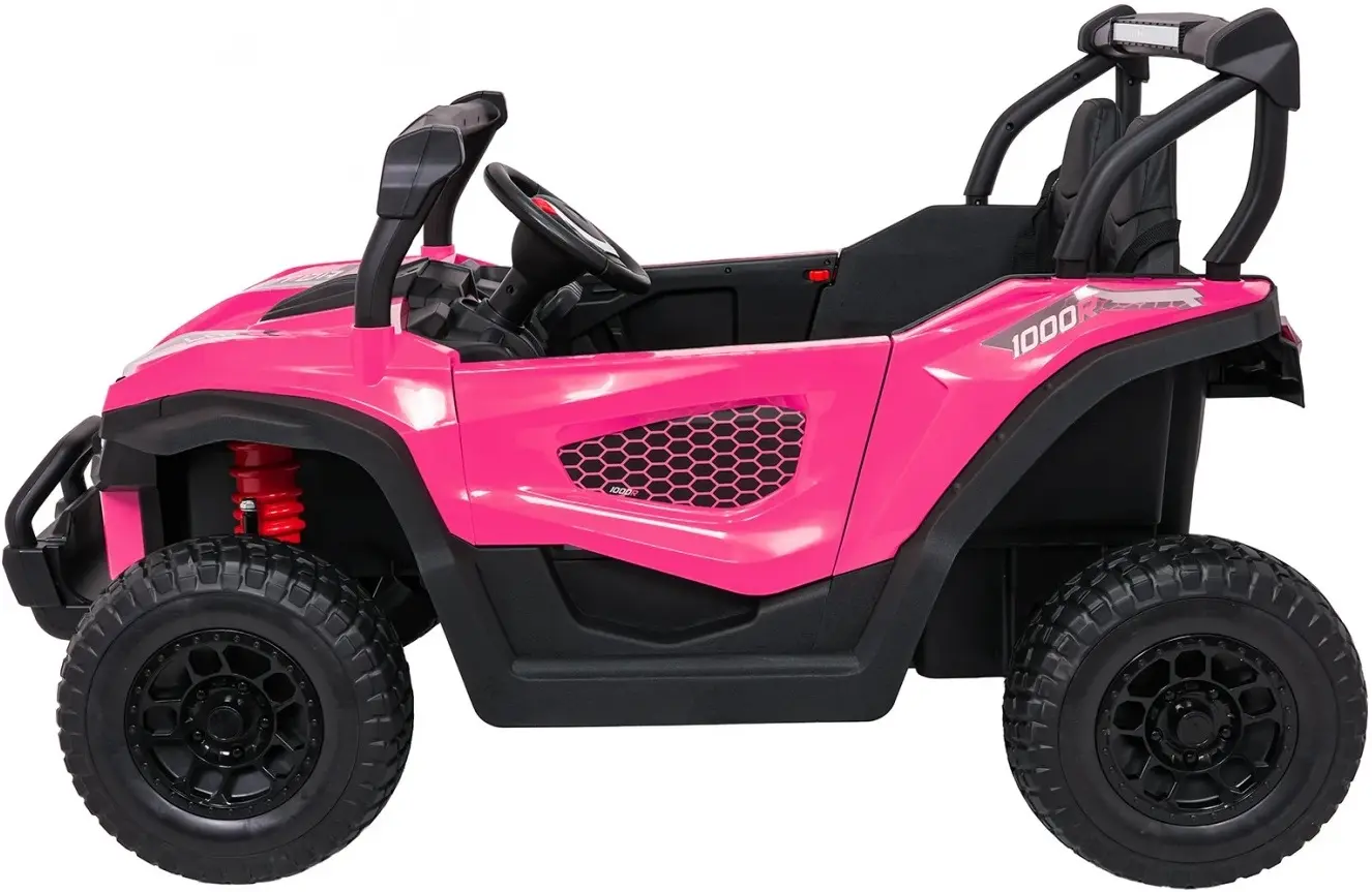Masinuta electrica Ramiz Buggy Gravity 4x4 (Pink) - 4