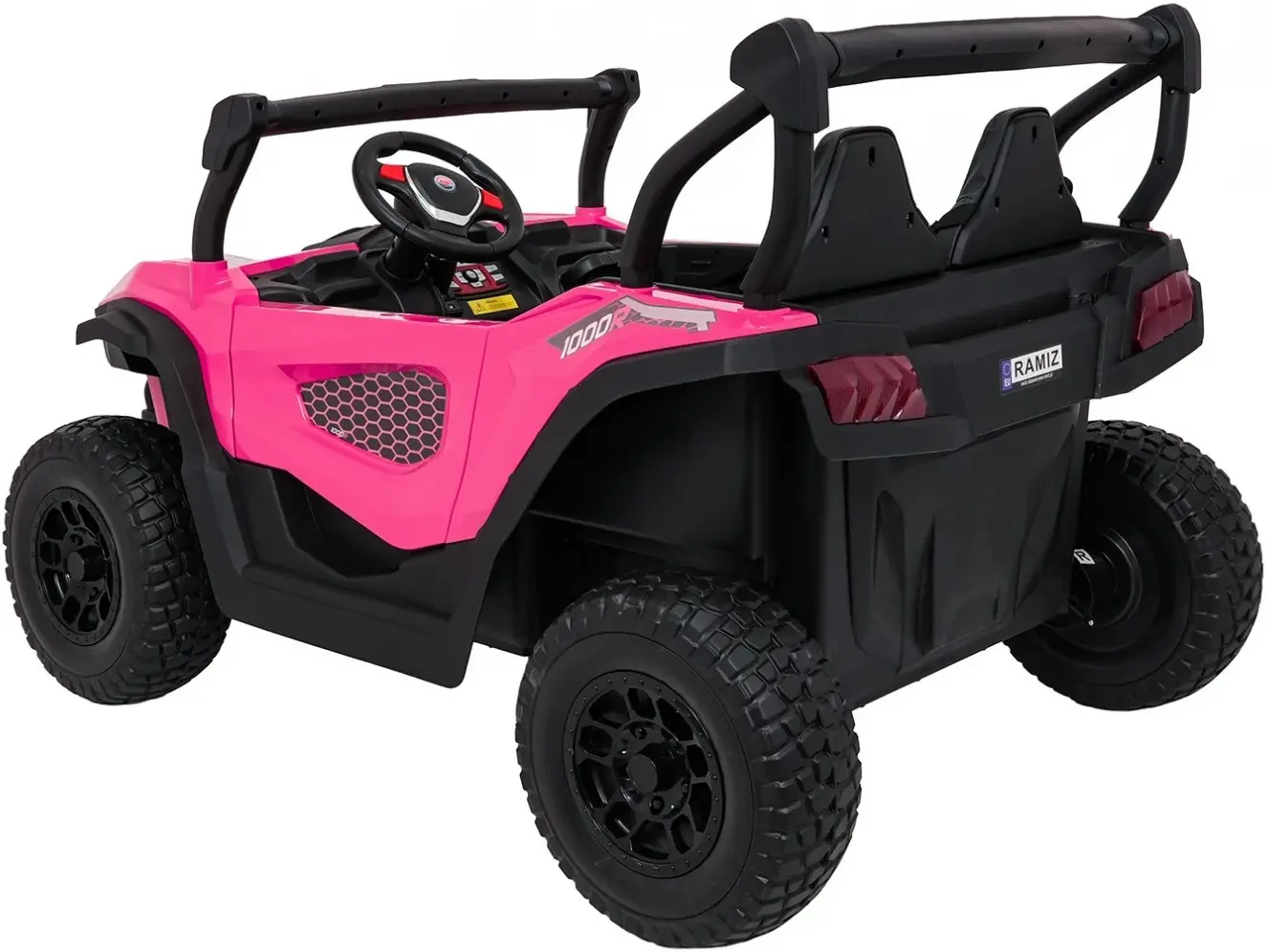 Masinuta electrica Ramiz Buggy Gravity 4x4 (Pink) - 6