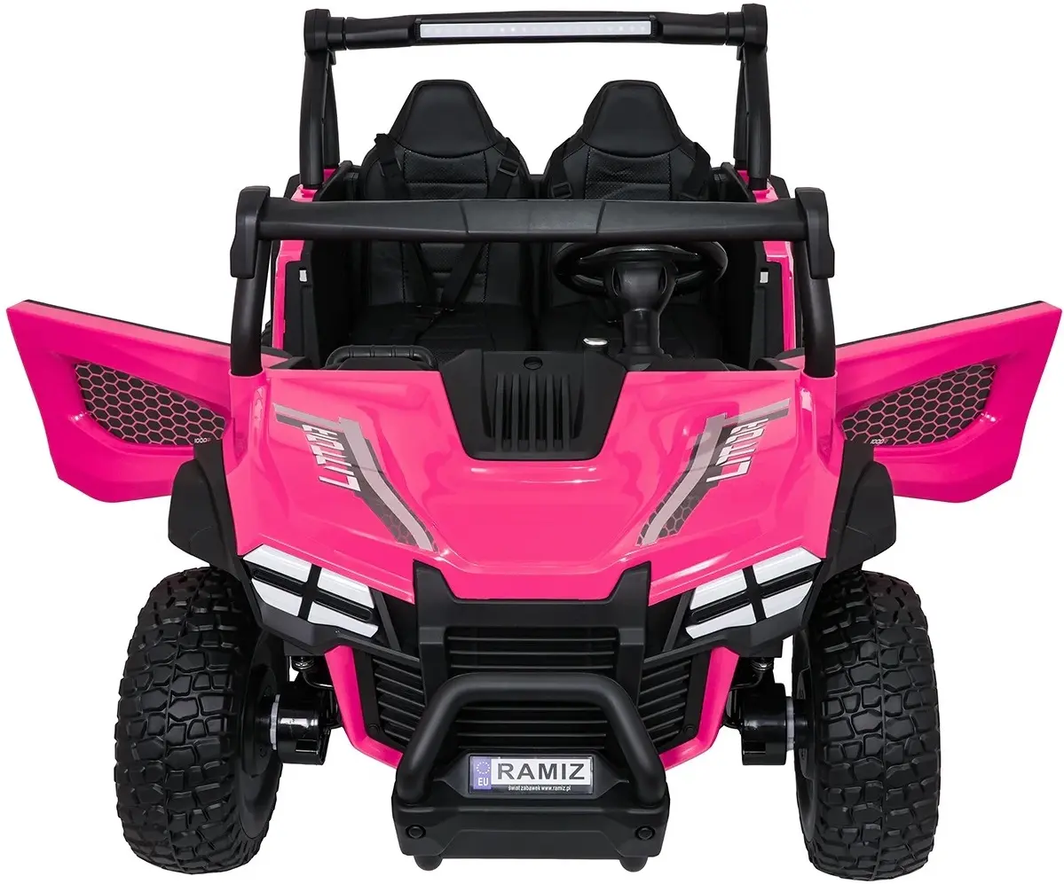 Masinuta electrica Ramiz Buggy Gravity 4x4 (Pink) - 9