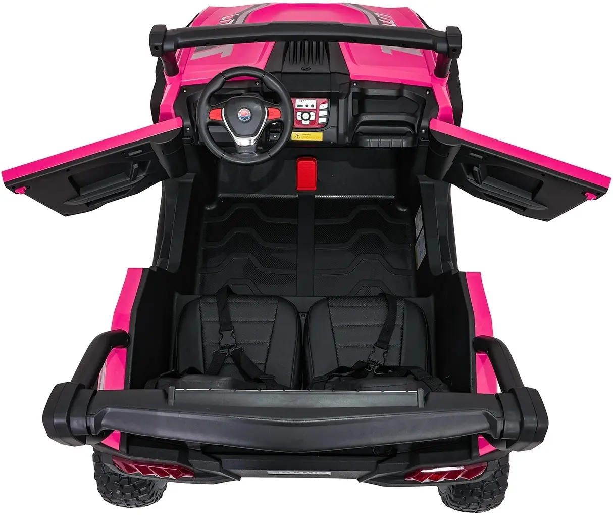 Masinuta electrica Ramiz Buggy Gravity 4x4 (Pink) - 10