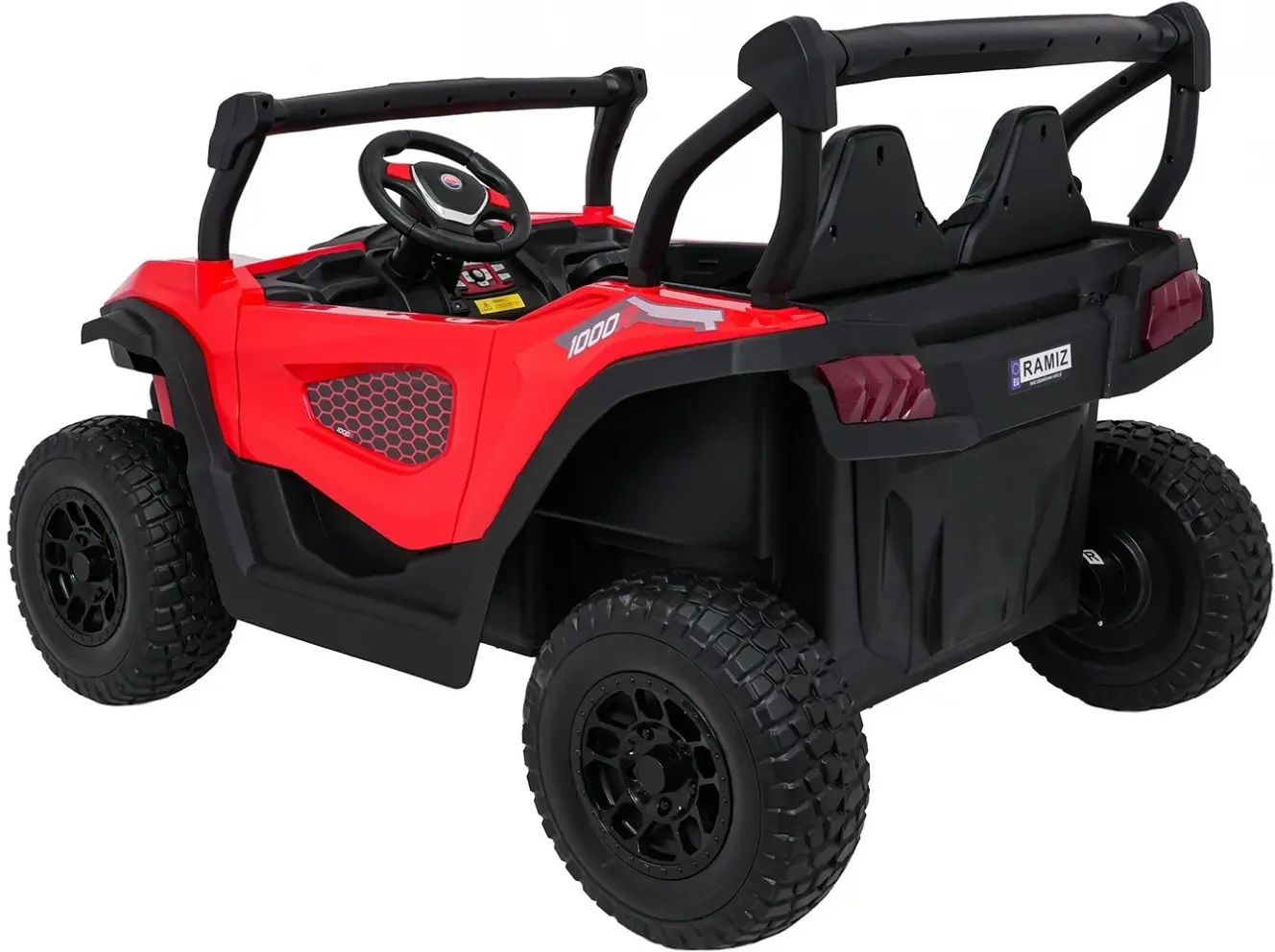 Masinuta electrica Ramiz Buggy Gravity 4x4 (Red) - 6