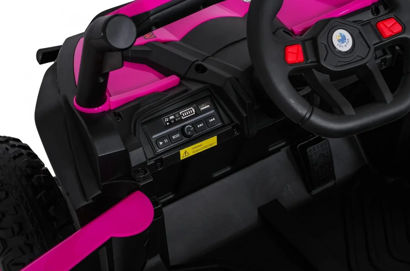 Masinuta electrica Ramiz Buggy Madman UTV-MX (Pink) - 14