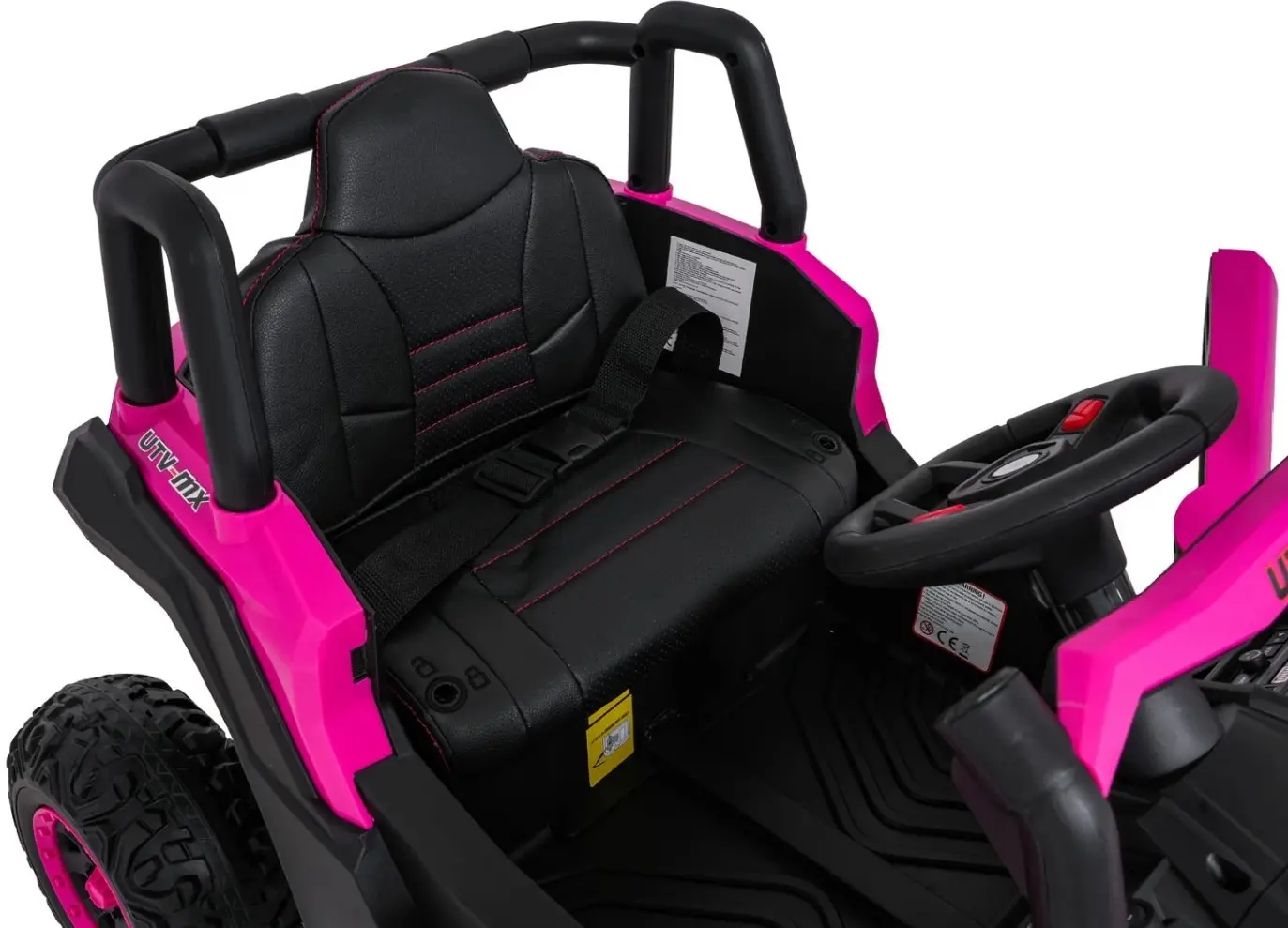 Masinuta electrica Ramiz Buggy Madman UTV-MX (Pink) - 10