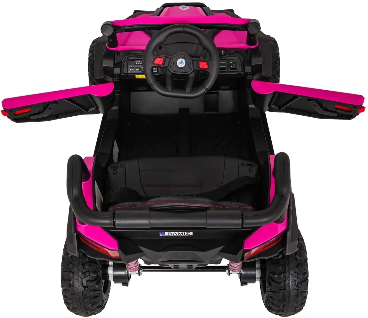 Masinuta electrica Ramiz Buggy Madman UTV-MX (Pink) - 18