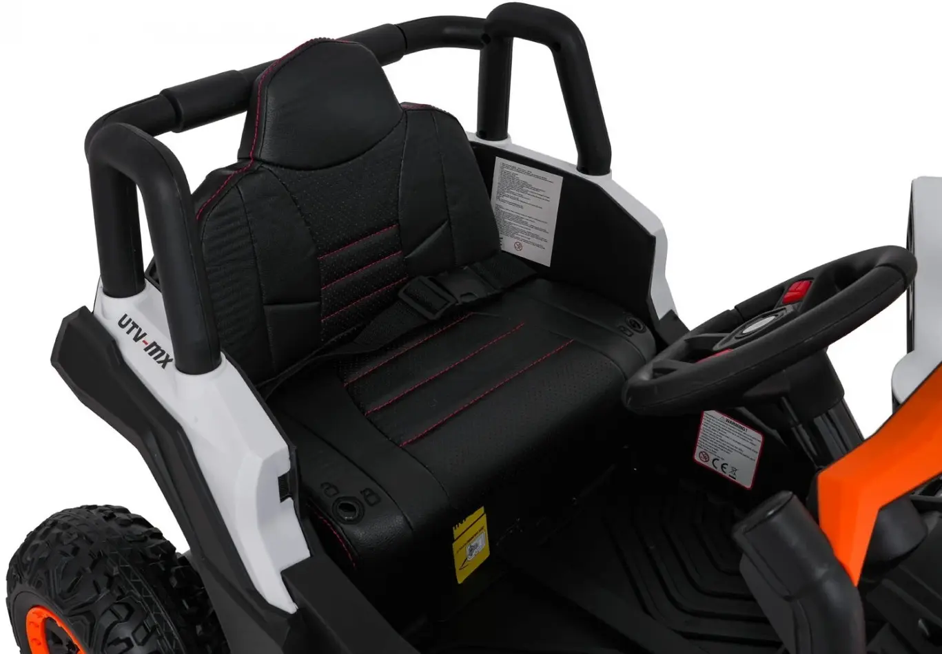 Masinuta electrica Ramiz Buggy Madman UTV-MX (White) - 2