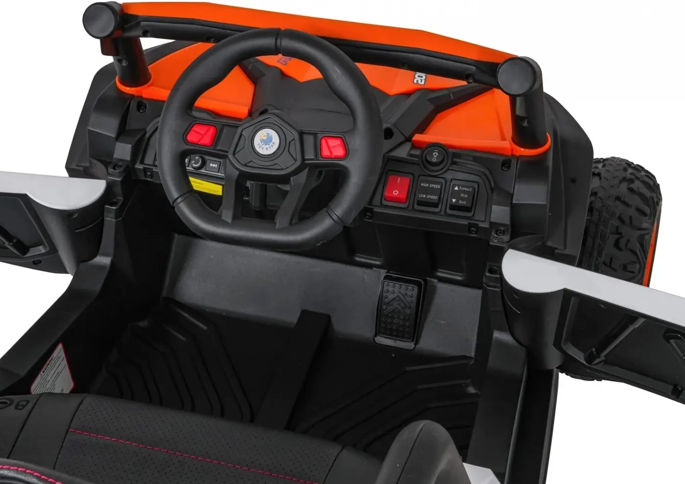 Masinuta electrica Ramiz Buggy Madman UTV-MX (White) - 9