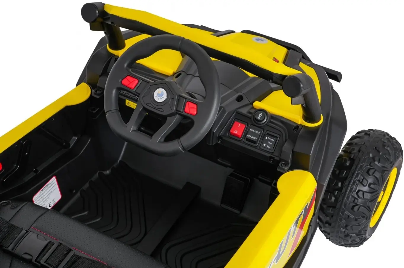 Masinuta electrica Ramiz Buggy Madman UTV-MX (Yellow) - 14
