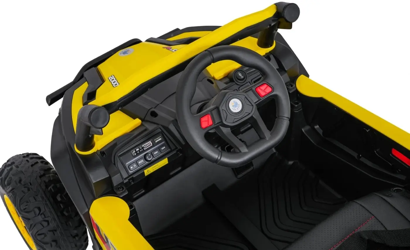 Masinuta electrica Ramiz Buggy Madman UTV-MX (Yellow) - 2