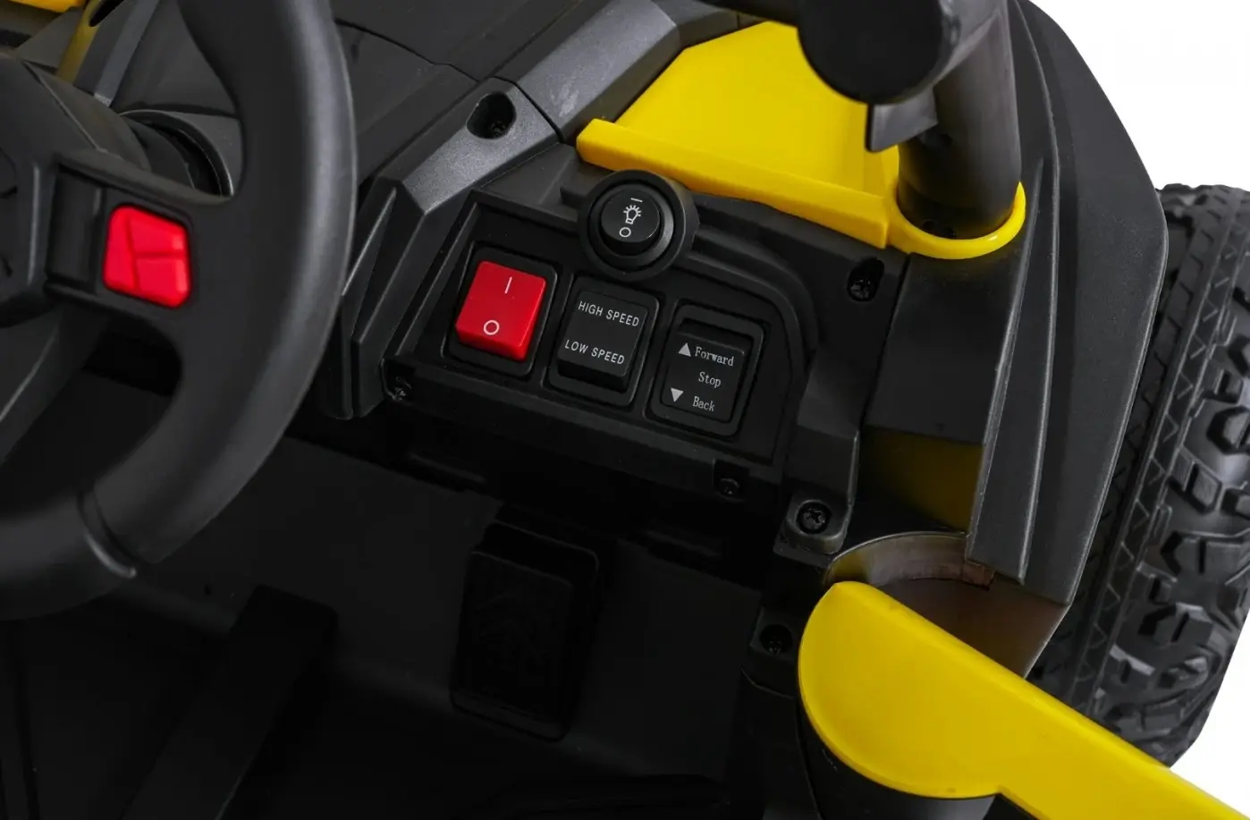 Masinuta electrica Ramiz Buggy Madman UTV-MX (Yellow) - 10