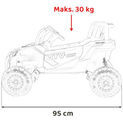 Masinuta electrica Ramiz Buggy Madman UTV-MX (Yellow) Thumb