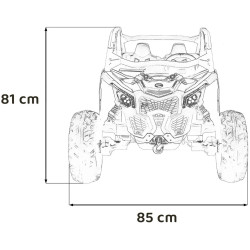 Masinuta electrica Ramiz Buggy Maverick Turbo RR (Black/Pink) Thumb