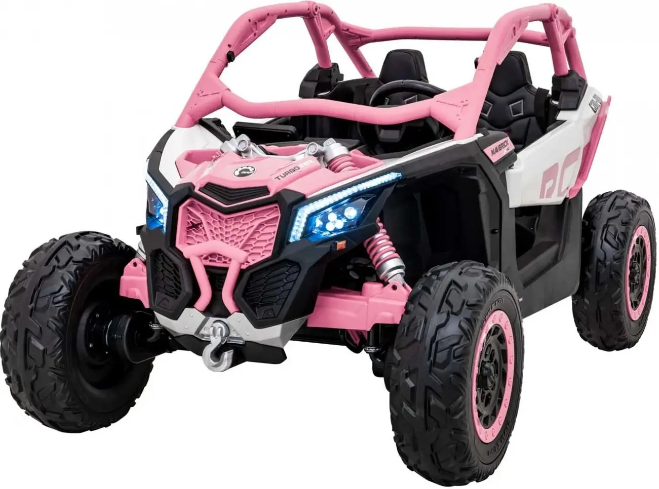 Masinuta electrica Ramiz Buggy Maverick Turbo RR (Black/Pink)