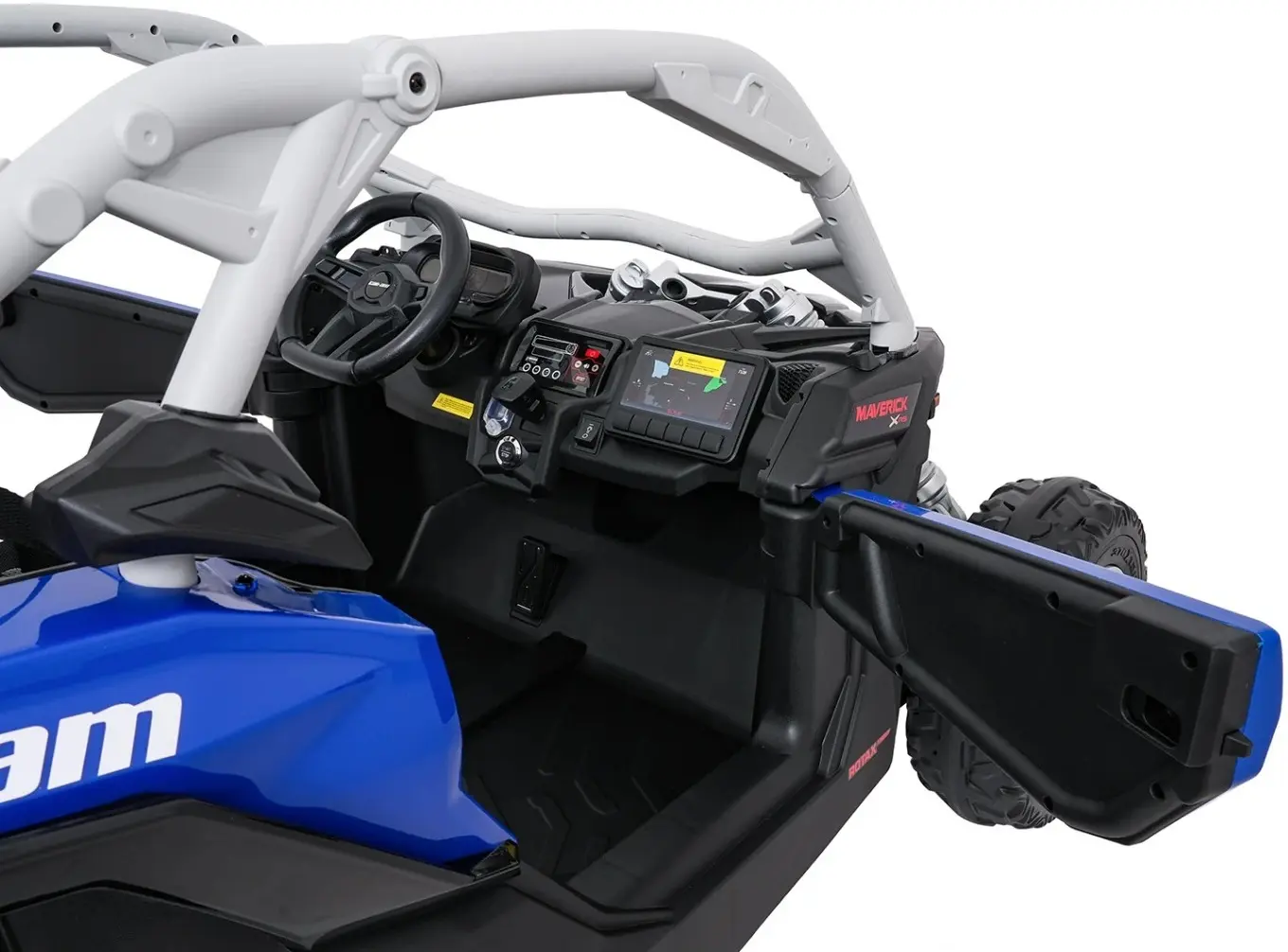Masinuta electrica Ramiz Buggy Maverick Turbo RR (Grey/Blue) - 19