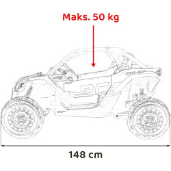 Электромобиль Ramiz Buggy Maverick Turbo RR Strong (Red) Thumb