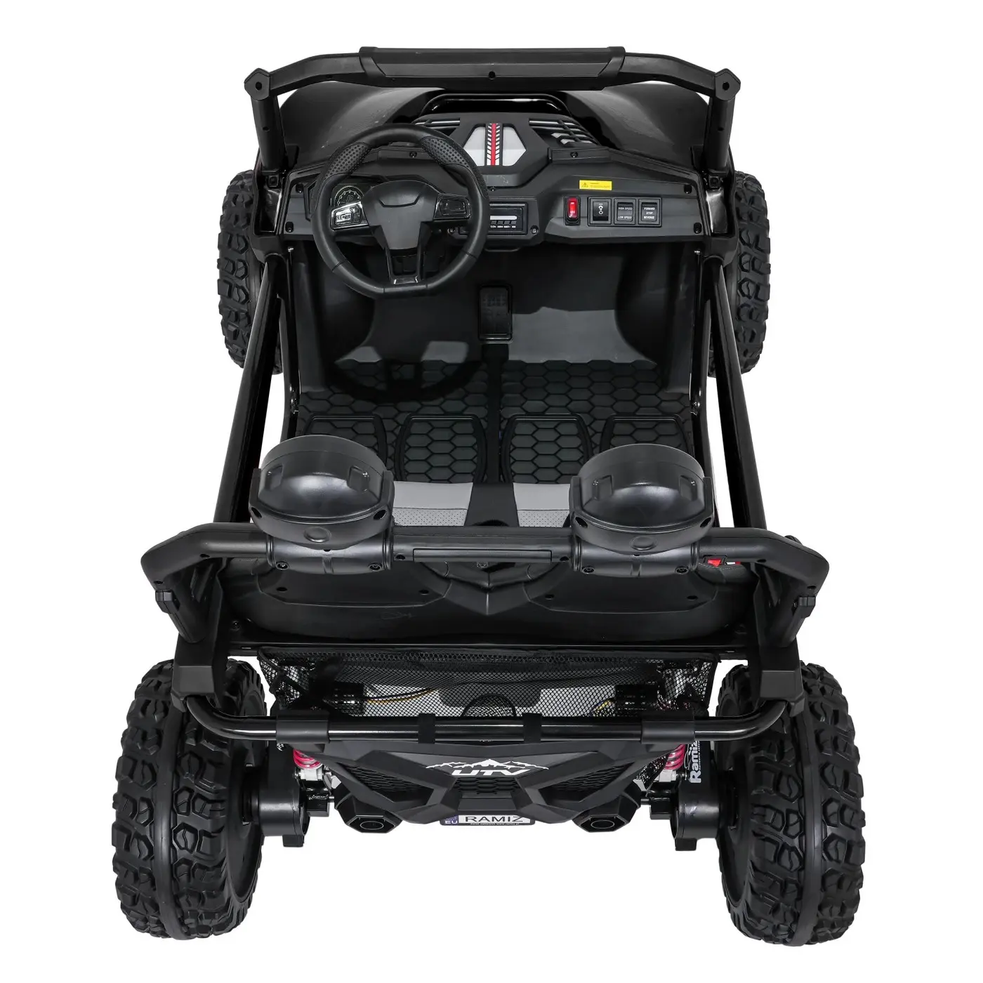 Masinuta electrica Ramiz Buggy Speedy 4x4 (Black) - 8
