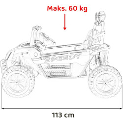 Masinuta electrica Ramiz Buggy Speedy 4x4 (Pink) Thumb