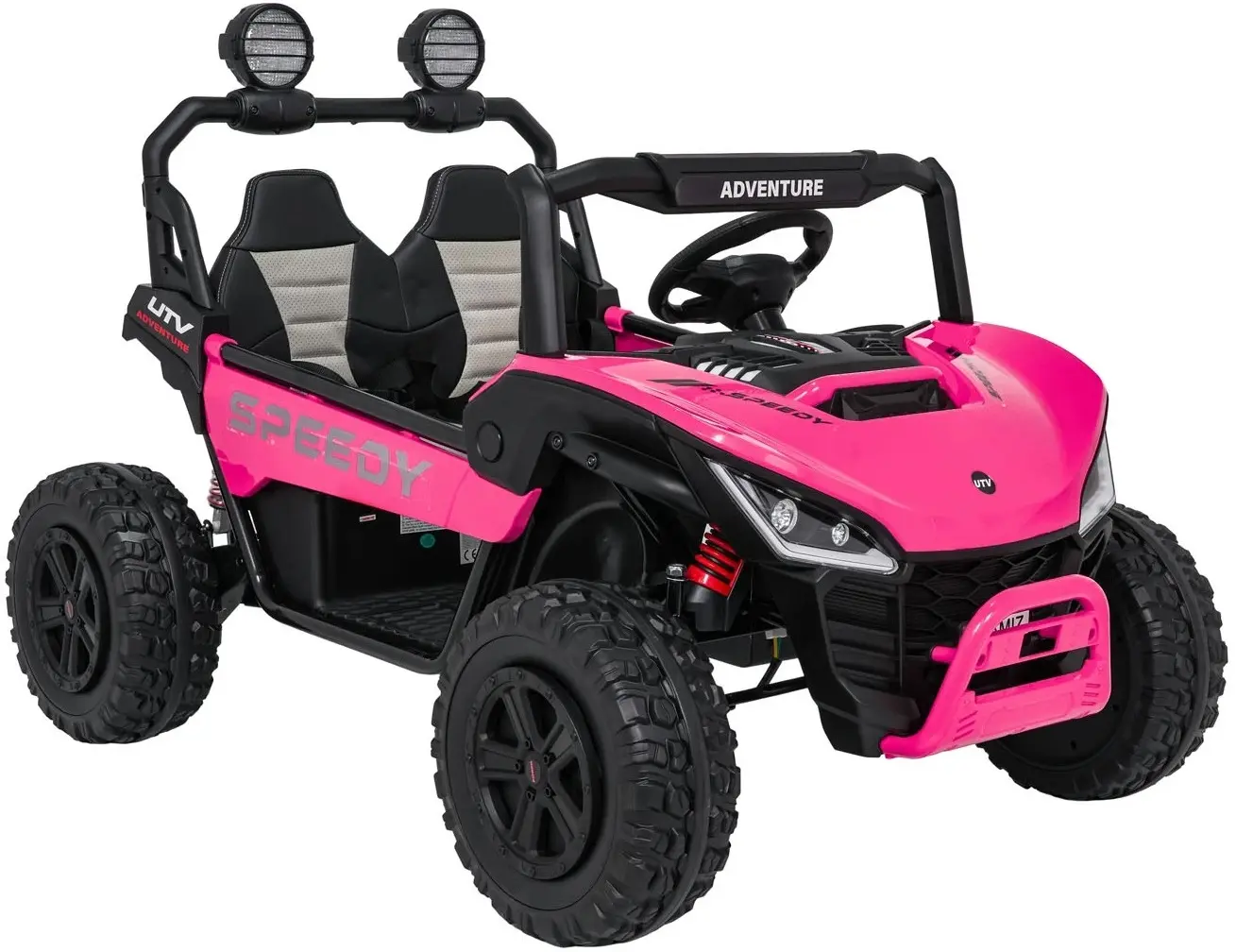 Masinuta electrica Ramiz Buggy Speedy 4x4 (Pink) - 3