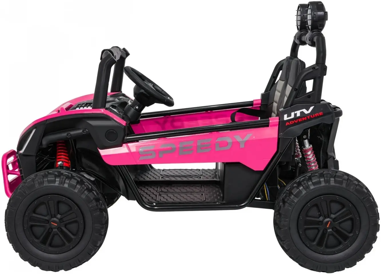 Masinuta electrica Ramiz Buggy Speedy 4x4 (Pink) - 4