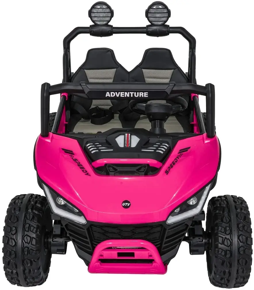 Masinuta electrica Ramiz Buggy Speedy 4x4 (Pink) - 10