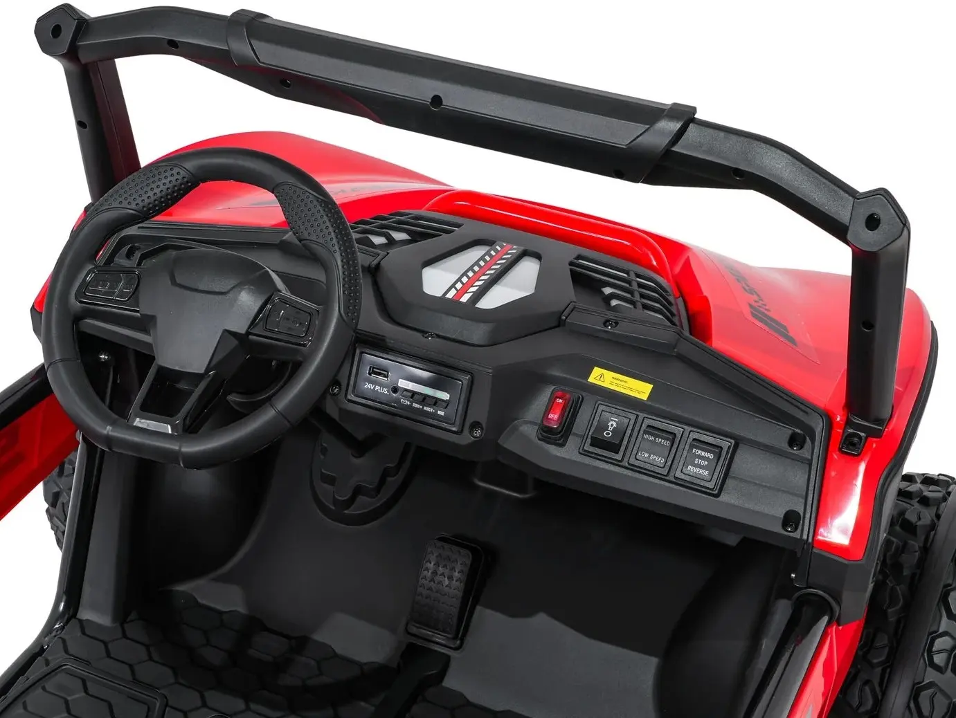 Masinuta electrica Ramiz Buggy Speedy 4x4 (Red) - 17