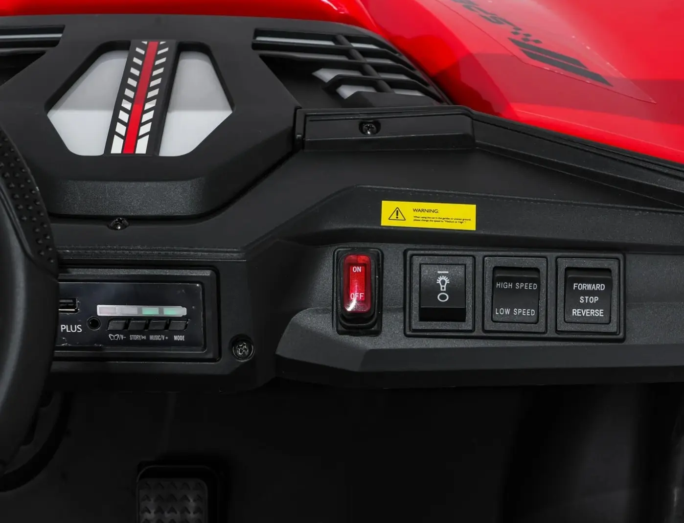 Masinuta electrica Ramiz Buggy Speedy 4x4 (Red) - 2